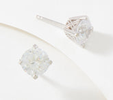 Diamonique x Zaxie Silvertone 7.20 cttw Stud Earrings